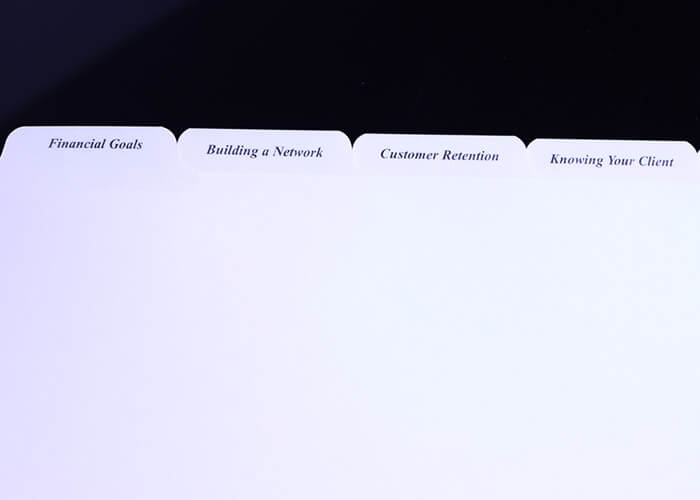 Custom Paper Tabs