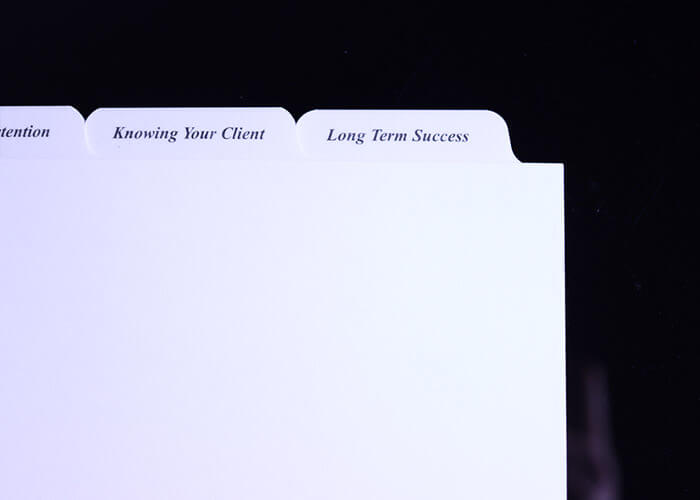 Custom Paper Tabs