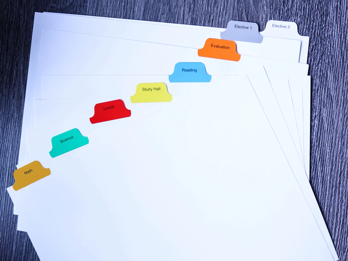 Custom Paper Tabs